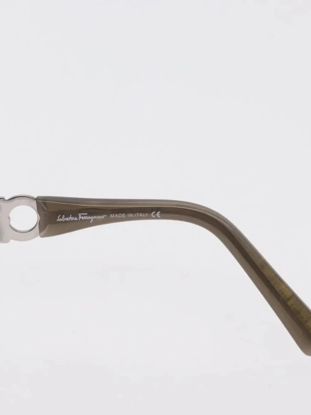 Salvatore Ferragamo Sunglasses metal Silver Auth bs32759